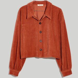 Madewell knit corduroy shirt-jacket